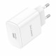 Мережевий зарядний пристрій BOROFONE BA81A single port PD20W charger(EU) White (6941991108181)