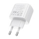Мережевий зарядний пристрій BOROFONE BAS44A Potential PD20W+QC3.0 charger(EU) White (6941991113840)