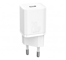 Мережевий зарядний пристрій Baseus Super Si Quick Charger 1C 20W EU White (CCSUP-B02)