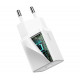 Мережевий зарядний пристрій Baseus Super Si Quick Charger 1C 20W EU White (CCSUP-B02)