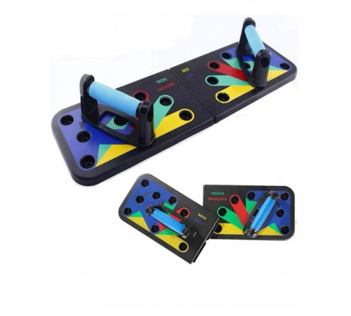 НЕТУ Доска для отжима FOLDABLEPUSH UP BOARD 14в1 JT-006 (MA202304-88) (LY-5) (30 шт/ящ)