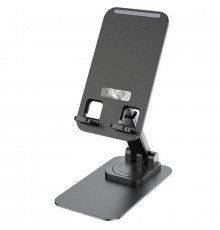 Держатель для телефона HOCO PH50 Ivey folding rotatable desktop holder Black (6931474782861)