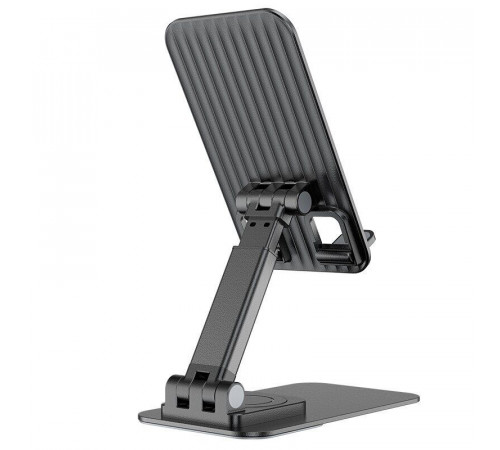 Тримач для телефона HOCO PH50 Ivey folding rotatable desktop holder Black (6931474782861)
