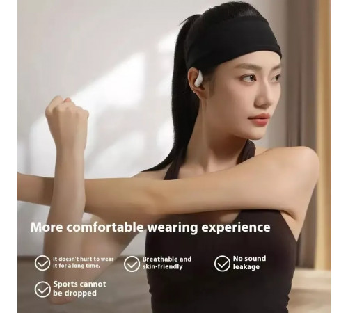 Бездротові навушники TWS ACEFAST FA002 ACEFIT Air wireless earbuds, ENC, IP54, Black (6974316283621)