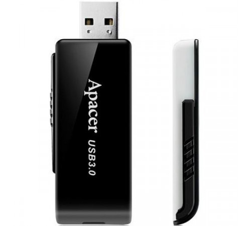 Флеш-накопичувач Apacer USB 3.2 Gen 1 AH350 128Gb Black (AP128GAH350B-1)