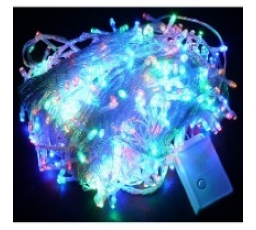 Гирлянда RD-9033 диод 300LED Провод-Белый, Цвет ламп-Синий (50 шт/ящ)