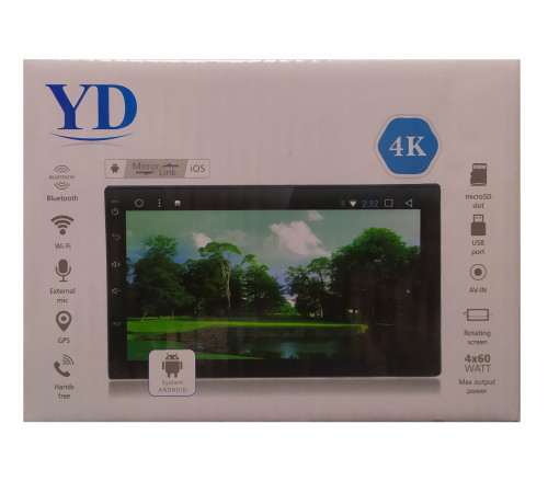 Автомагнитола 2DIN 7" UNIVESAL ANDROID SMALL // [400] (20 шт/ящ)