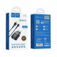 Мережевий зарядний пристрій з кабелем HOCO C12Q Smart QC3.0 charger set(Micro) 18W Black (6931474716279)