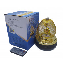 Лампа на поставке сетка вращающаяся RGB RHD-163 mp3+ду (RD-5022) (40 шт/ящ)