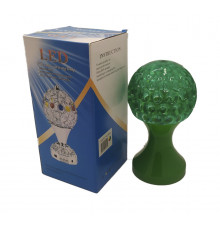 Лампа на поставке шар вращающийся зелёный RGB RHD-48 (RD-5025) (50 шт/ящ)