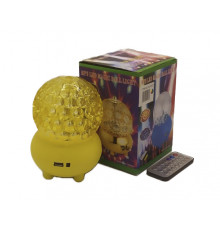 Лампа на поставке шар вращающийся RGB RHD-180 +Мр3+Ду+USB (RD-5028) (50 шт/ящ)
