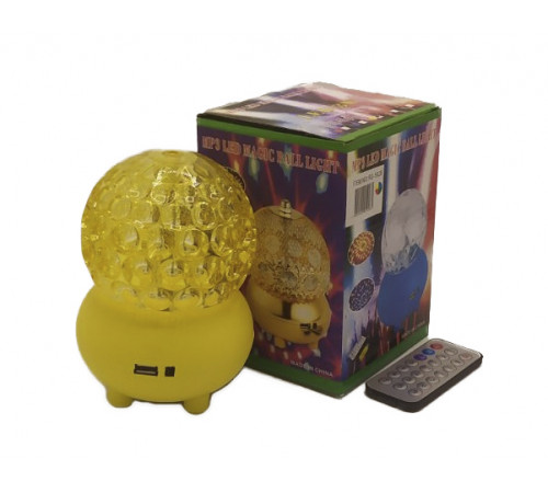 Лампа на поставке шар вращающийся RGB RHD-180 +Мр3+Ду+USB (RD-5028) (50 шт/ящ)