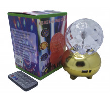 НЕТУ Лампа на поставке шар вращающийся RGB RHD-187+Мр3+Ду+USB (RD-5033) (50 шт/ящ)