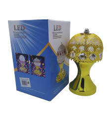 Лампа на поставке вращающаяся RGB Золотой RHD-215 (RD-5038) (50 шт/ящ)