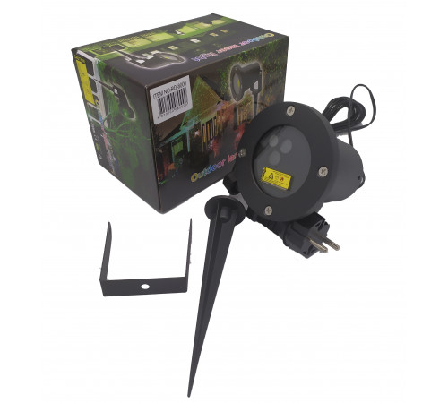 Лазерная установка уличная RD-8000 RGB (3 цвета) (8 рис.) XL-719RGB [4-Д] (30 шт/ящ)