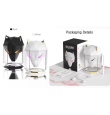 Зволожувач повітря у вигляді ГОЛОВІ ВОВКА, 650 мл, humidifier 5295 (50)