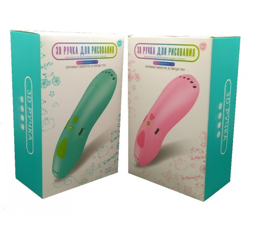 НЕТУ Ручка 3D аккумуляторная с трафаретом K9901 (пластик - PCL низкой t°) (48 шт/ящ)