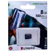 НЕТУ Карта памяти micro SDHC 8GB Kingston (class 10) (UHS-1) (БЕЗ адаптера)