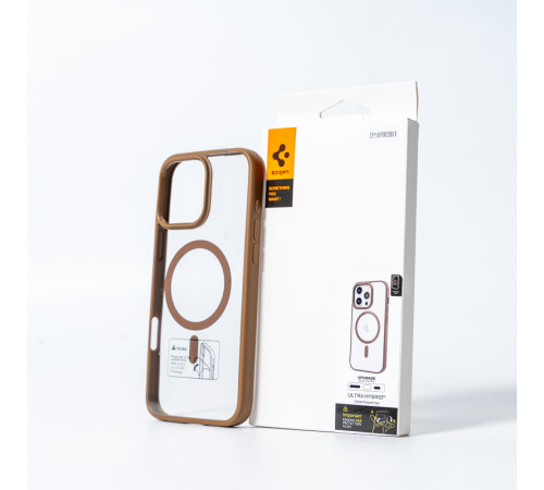 Чохол для смартфона Spigen AAA Magnetic Color for Apple iPhone 16 Brown (SPGMGCOL16Brown)