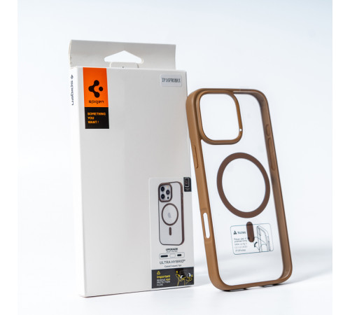 Чохол для смартфона Spigen AAA Magnetic Color for Apple iPhone 16 Pro Brown (SPGMGCOL16ProBrown)