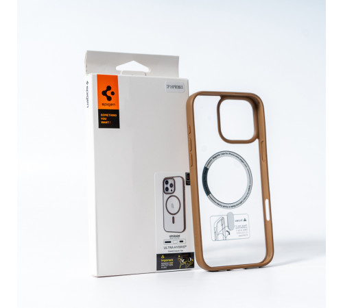 Чохол для смартфона Spigen AAA Magnetic Color for Apple iPhone 16 Pro Brown (SPGMGCOL16ProBrown)