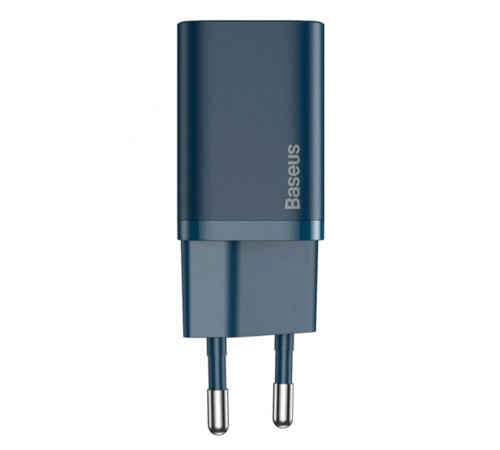 Мережевий зарядний пристрій Baseus Super Si Quick Charger 1C 20W EU Blue (CCSUP-B03)