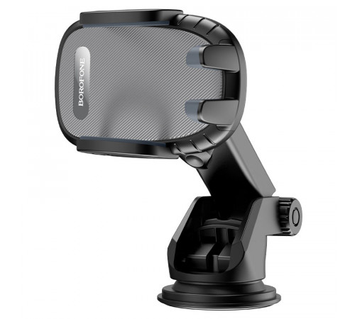 Автотримач для телефона BOROFONE BH53 Windy center console car holder Black Grey (6931474751867)