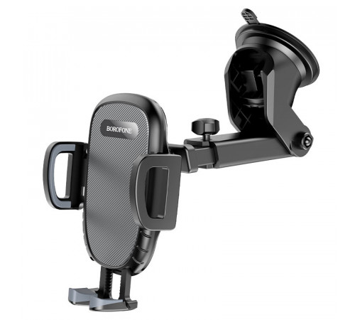 Автотримач для телефона BOROFONE BH53 Windy center console car holder Black Grey (6931474751867)