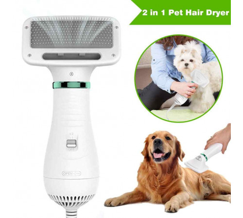 РАСПРОДАЖА Фен-расчёска для шерсти PET GROOMING DRYER (WN-10) (24 шт/ящ) # (WO-34) (30 шт/ящ)