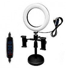 Кольцевая LED лампа настольная PHONE LIVE FILL LIGHT (WN-20) // [403] (40 шт/ящ)