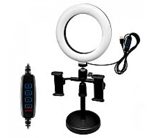 Кольцевая LED лампа настольная PHONE LIVE FILL LIGHT (WN-20) // [403] (40 шт/ящ)