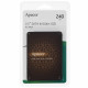 Накопичувач SSD Apacer AS340X 240GB 2.5" 7mm SATAIII 3D NAND Read/Write: 550/520 MB/sec (AP240GAS340XC-1)