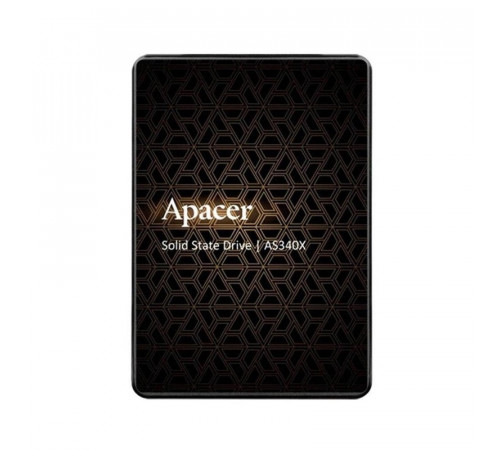 Накопичувач SSD Apacer AS340X 240GB 2.5" 7mm SATAIII 3D NAND Read/Write: 550/520 MB/sec (AP240GAS340XC-1)