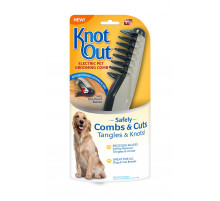 РАСПРОДАЖА Расчёска для шерсти животных Knot Out Electric Pet Comb (WN-34) (72)