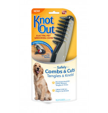 РАСПРОДАЖА Расчёска для шерсти животных Knot Out Electric Pet Comb (WN-34) (72)