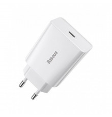 Мережевий зарядний пристрій Baseus Speed Mini Quick Charger 1C 20W EU White (CCFS-SN02)