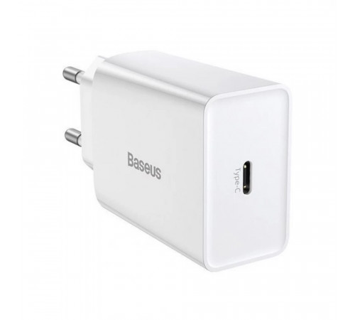 Мережевий зарядний пристрій Baseus Speed Mini Quick Charger 1C 20W EU White (CCFS-SN02)