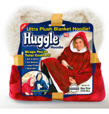 РАСПРОДАЖА Толстовка с капюшоном ХУДИ Huggle Hoodie ultra plush blanket hoodie (M-118) // [108] (50 шт/ящ)