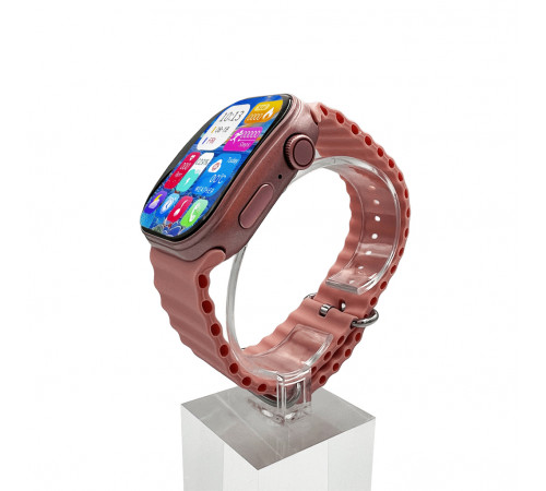 Смарт-годинник W&O X10 Pro 3 46mm. 240 mAh, IP67 Pink (WOX10P3PI)