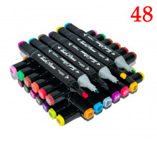 НЕТУ Набор маркеров для скетчинга (48 шт) Чёрный // (25 шт/ящ)