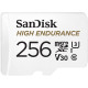 Карта пам'яті microSDXC (UHS-1 U3) SanDisk High Endurance 256Gb class 10 V30 (100Mb/s) (adapterSD) (SDSQQNR-256G-GN6IA)