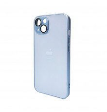 Чохол для смартфона AG Glass Matt Frame Color Logo for Apple iPhone 12 Sierra Blue (AGMattFrameiP12LBlue)