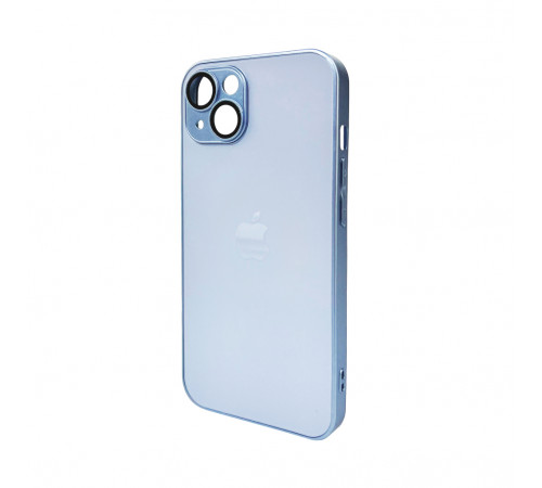 Чохол для смартфона AG Glass Matt Frame Color Logo for Apple iPhone 12 Sierra Blue (AGMattFrameiP12LBlue)