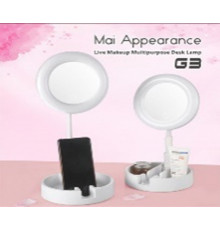 Зеркало с LED подсветкой и органайзером круглое G3 (WO-12) (45 шт/ящ)