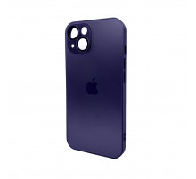 Чохол для смартфона AG Glass Matt Frame Color Logo for Apple iPhone 15 Deep Purple (AGMattFrameiP15Purple)