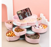 РАСПРОДАЖА Органайзер для сладостей Flower shap 3 яруса с подставкой телефона (WO-25) (20 шт/ящ)