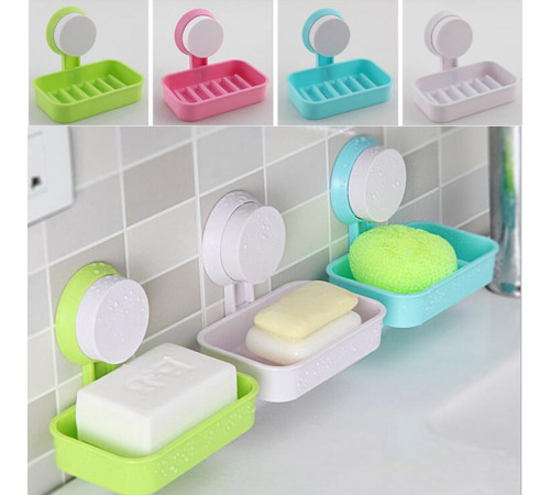 Мыльница на присоске Soap Box Multifunctional 1 шт (WO-17) // (180 шт/ящ)