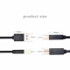 Кабель UGREEN US210 USB 3.0 AM to BM Print Cable 2m (Black）(UGR-10372) (UGR-10372)