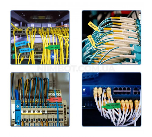 Етикетки NIIMBOT T12.5*74+35-65 Cable White For D11/D110/D101/H1S (A2K18638601) (A2K18638601)