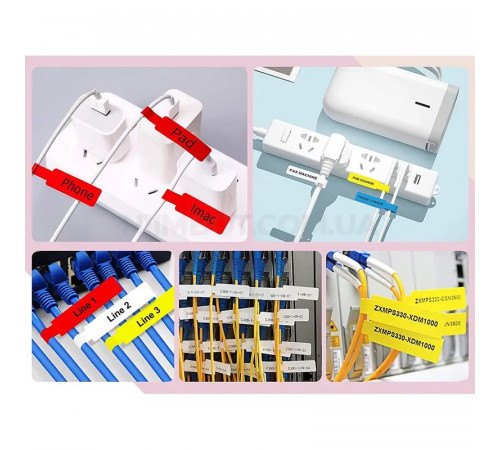 Етикетки NIIMBOT T12.5*74+35-65 Cable White For D11/D110/D101/H1S (A2K18638601) (A2K18638601)